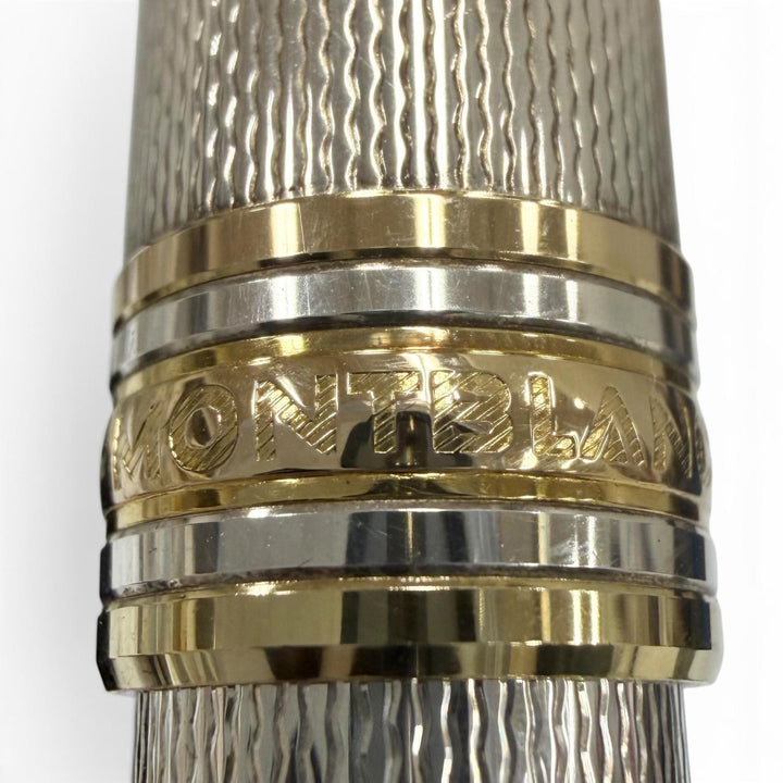 極美品▼MONTBLANC モンブラン ヴィンテージ マイスターシュテュック ソリテール バーレイ 925 ボールペン 重量37.35g 筆記確認済み