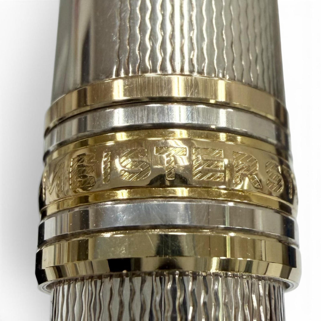 極美品▼MONTBLANC モンブラン ヴィンテージ マイスターシュテュック ソリテール バーレイ 925 ボールペン 重量37.35g 筆記確認済み