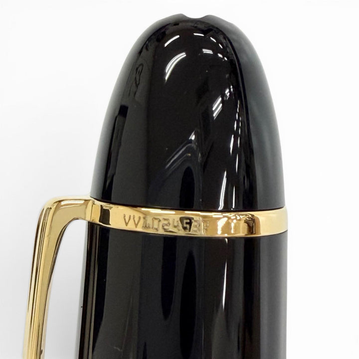 極美品△MONTBLANC モンブラン マイスターシュテュック 149 ペン先18K 1810 Bニブ 万年筆 ブラック ゴールド ドイツ製 メンズ インク付き