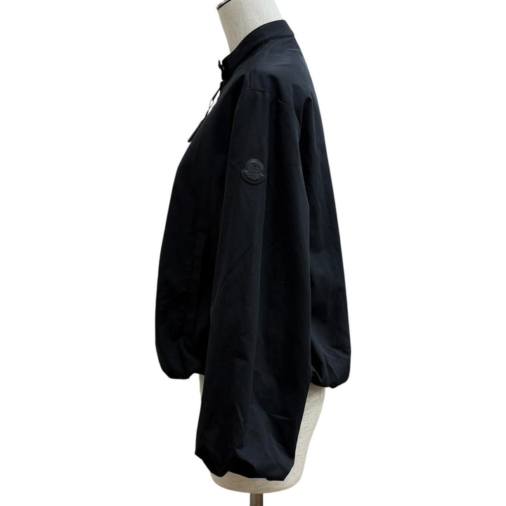 未使用品★MONCLER モンクレール 26SS L10931A00080 GRUISSAN レザーロゴワッペン付 ZIP UP ジャケット ブラック 00 正規品 ハンガー付