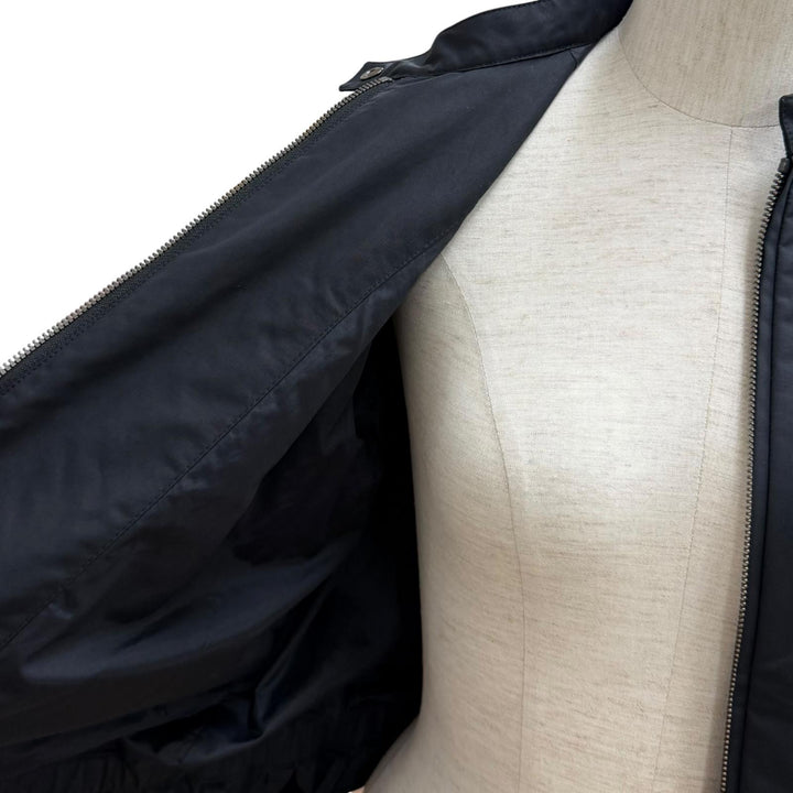 未使用品★MONCLER モンクレール 26SS L10931A00080 GRUISSAN レザーロゴワッペン付 ZIP UP ジャケット ブラック 00 正規品 ハンガー付