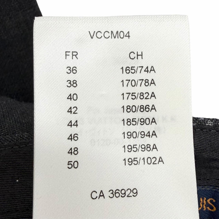 極美品△LOUIS VUITTON ルイヴィトン ウール シルク ダミエ LV スプレッド スラックス パンツ グレー 38 イタリア製 正規品 メンズ