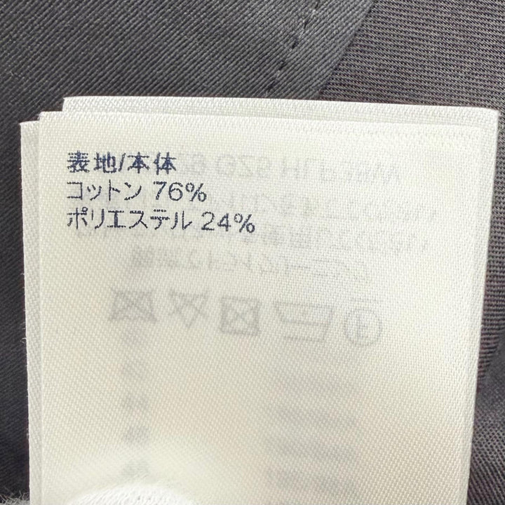 極美品△LOUIS VUITTON ルイヴィトン テクニカルコットン ダミエボタン LVロゴZIPTOP ダメージ加工 ルーズカーゴパンツ グレー 38 正規品