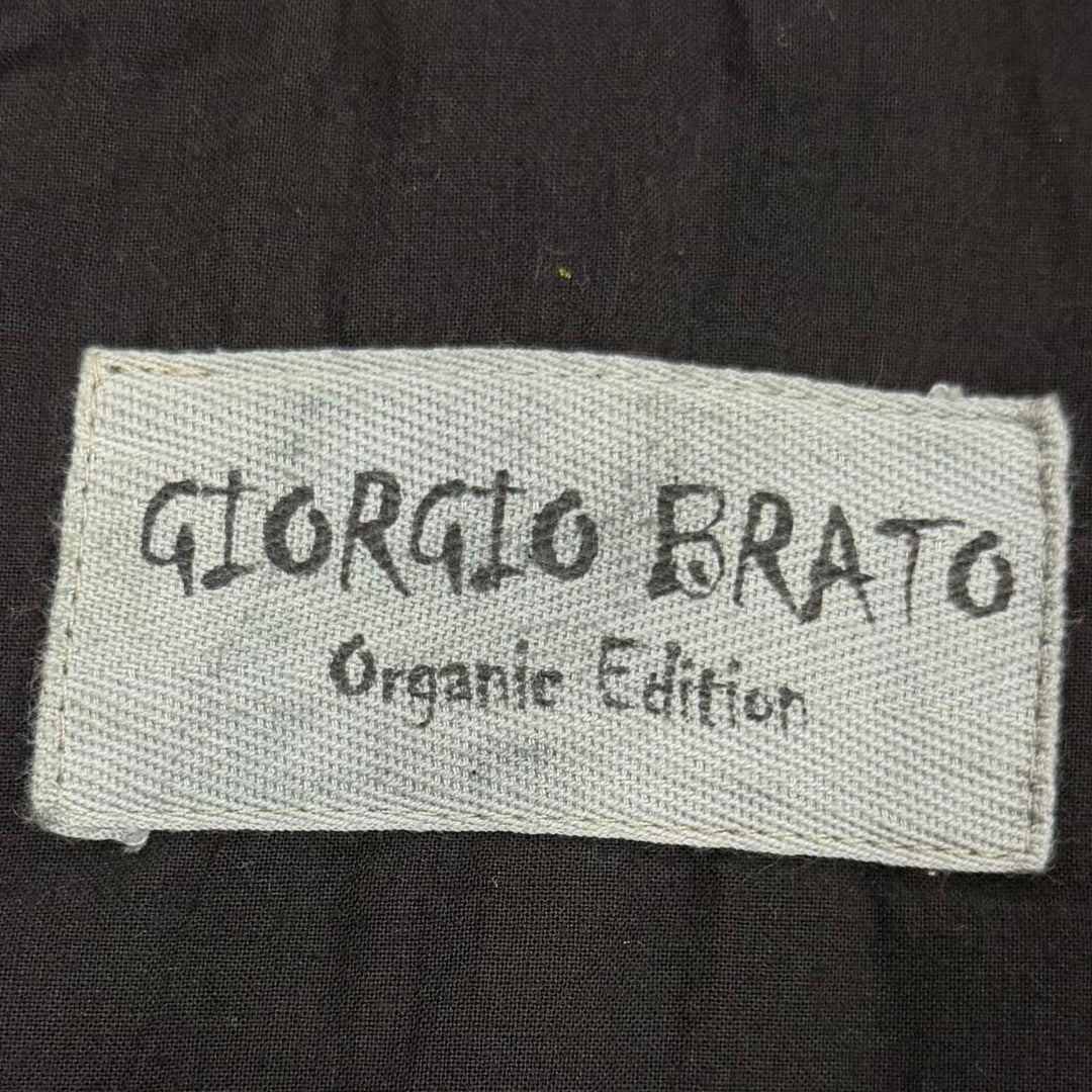 美品▼GIORGIO BRATO ジョルジオブラット GU18F5655V 羊革 ラムレザー WZIPUP ライダースジャケット ブラック 48 伊製 正規品 メンズ
