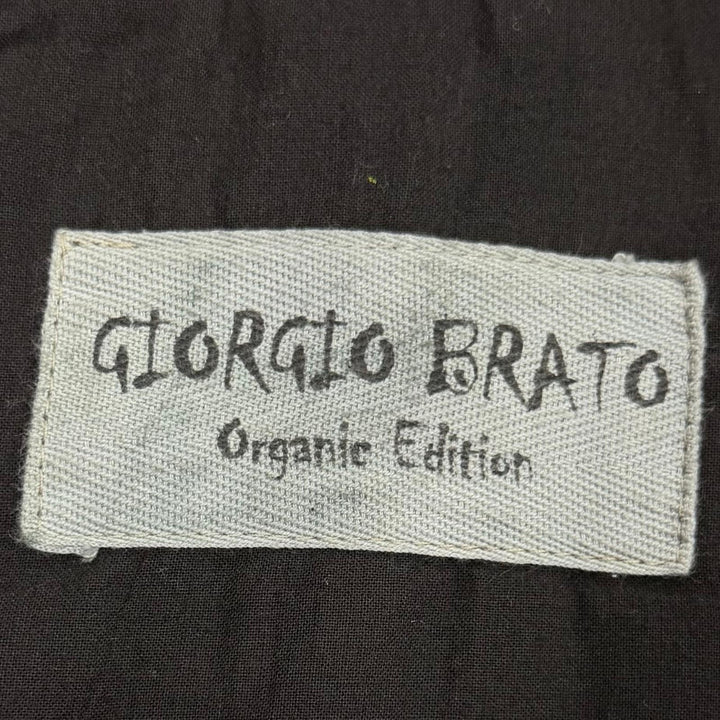 美品▼GIORGIO BRATO ジョルジオブラット GU18F5655V 羊革 ラムレザー WZIPUP ライダースジャケット ブラック 48 伊製 正規品 メンズ