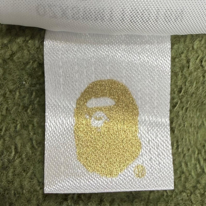 【ドンドン見直し】 美品□A BATHING APE 001ZPK701016M SHARK HOODIE カモフラ ダブルシャーク パーカー カーキ M 日本製 正規品 メンズ