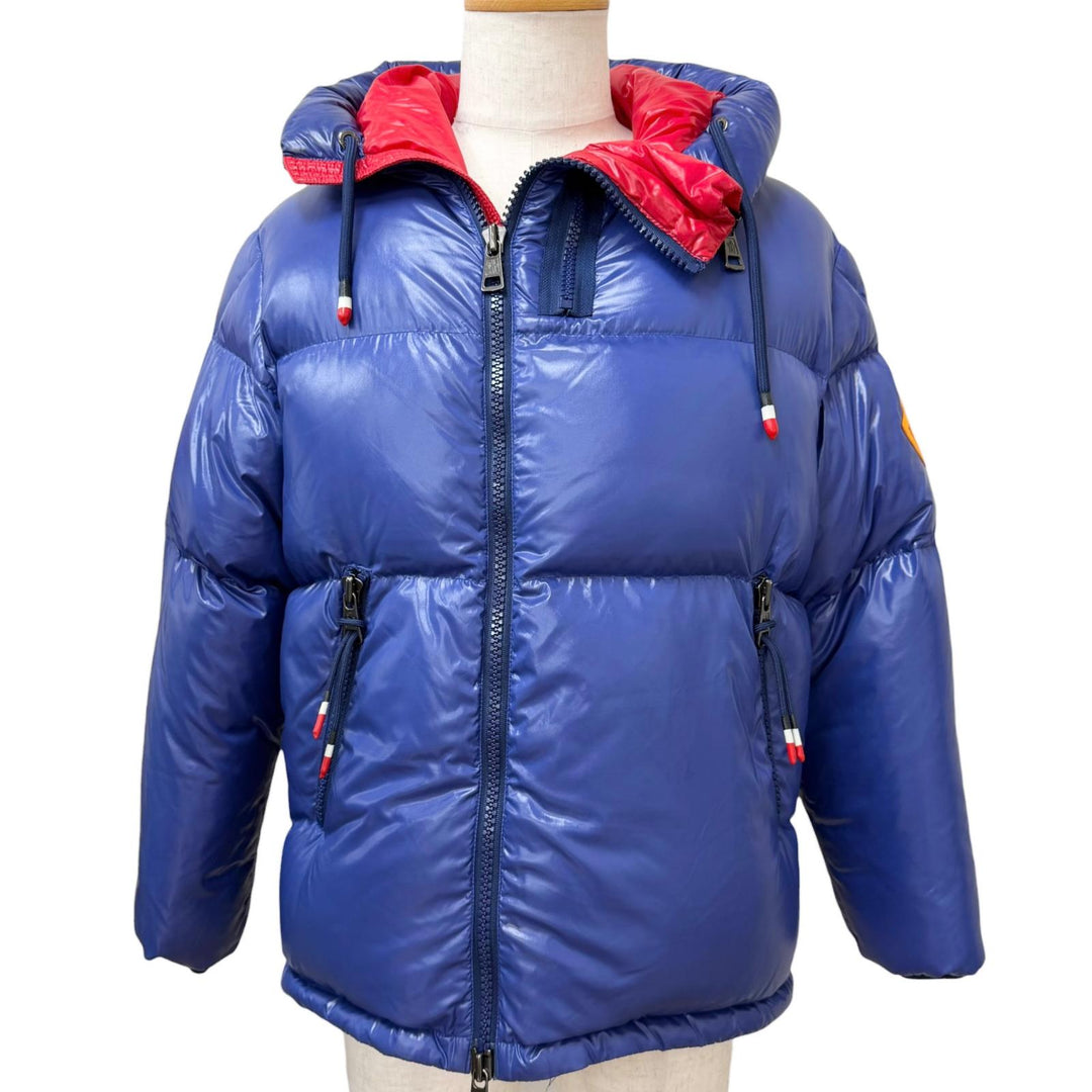 美品□MONCLER GENIUS 2 モンクレール ジーニアス 2 D20914190805 VENANT GIUBBOTTO ダウンジャケット ネイビー 0 正規品 メンズ
