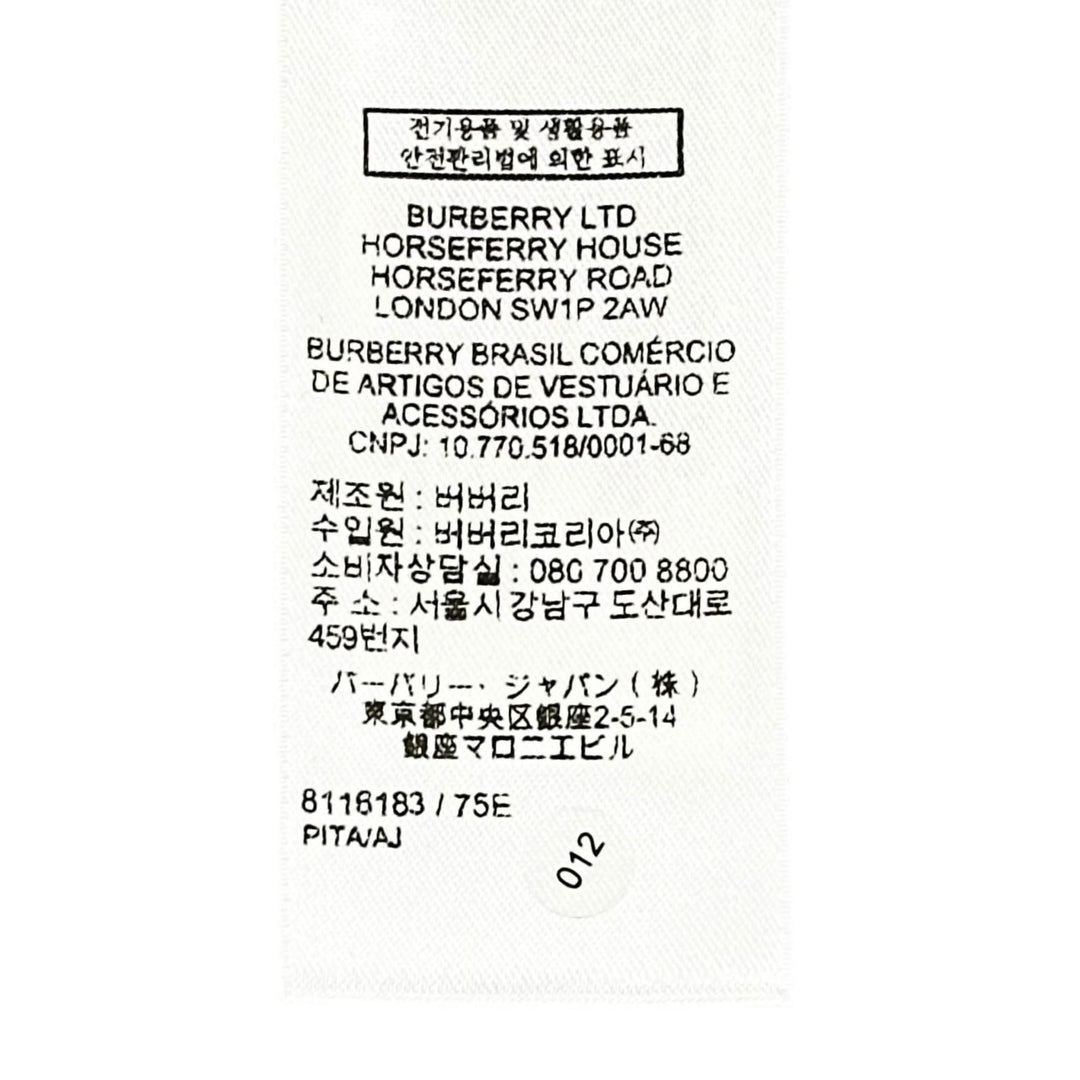 美品▲BURBERRY バーバリー 8116183 コットン100% 馬上の騎士 ロゴ金具 ロゴボタン 半袖ポロシャツ 黒 L ポルトガル製 正規品 メンズ