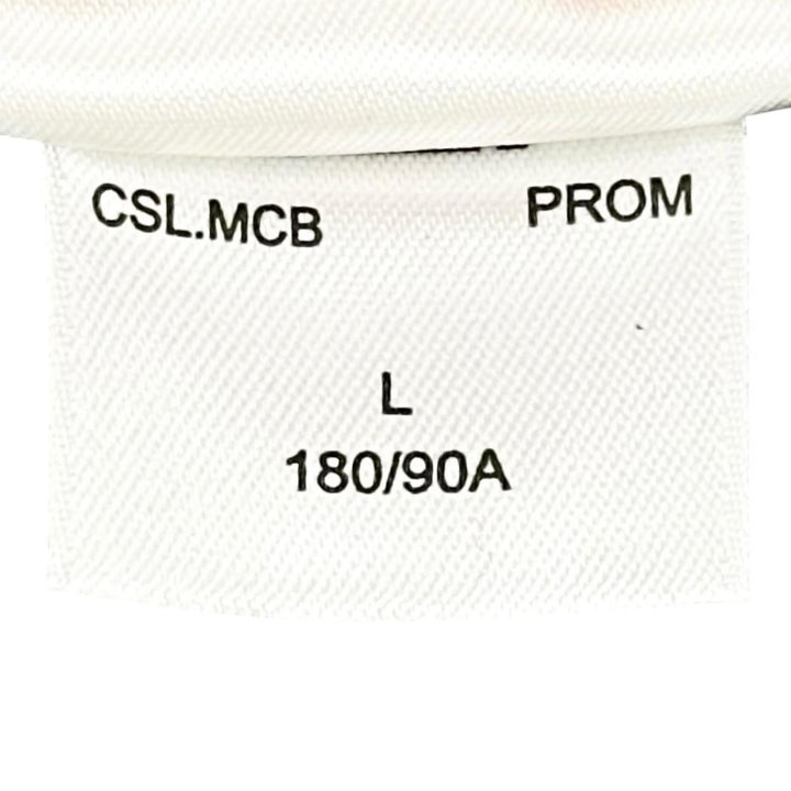 美品▲BURBERRY バーバリー 8116183 コットン100% 馬上の騎士 ロゴ金具 ロゴボタン 半袖ポロシャツ 黒 L ポルトガル製 正規品 メンズ