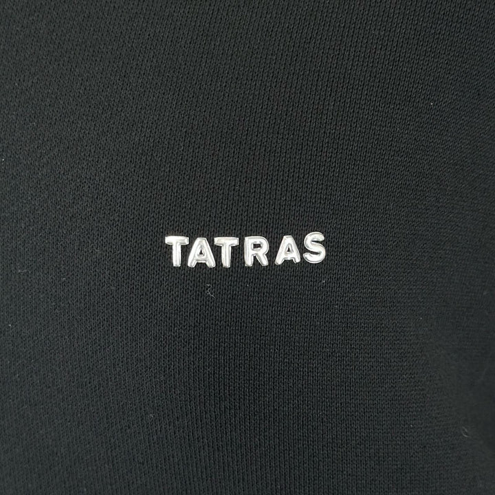 極美品▲TATRAS タトラス 25SS LTAT25S8613-M LOMO コットン100％ ジップアップ パーカー ブラック 02 日本製 正規品 レディース