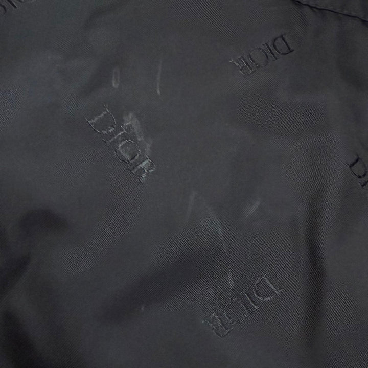 美品▼DIOR ディオール オム 24AW 413C303B6281 バックロゴ刺繍 フーデッド 中綿入り WZIPUP ロングジャケット コート IT 50 正規品 伊製
