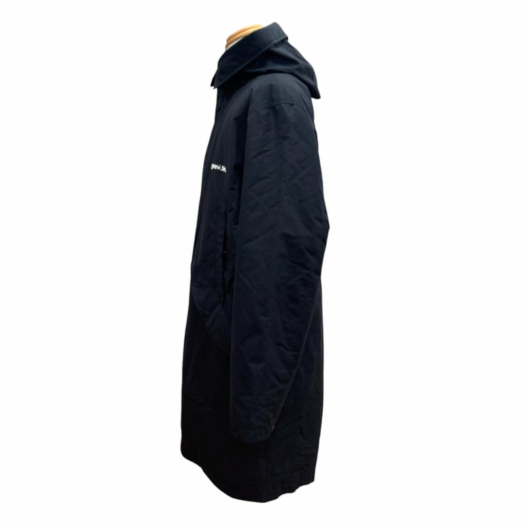 美品▼DIOR ディオール オム 24AW 413C303B6281 バックロゴ刺繍 フーデッド 中綿入り WZIPUP ロングジャケット コート IT 50 正規品 伊製