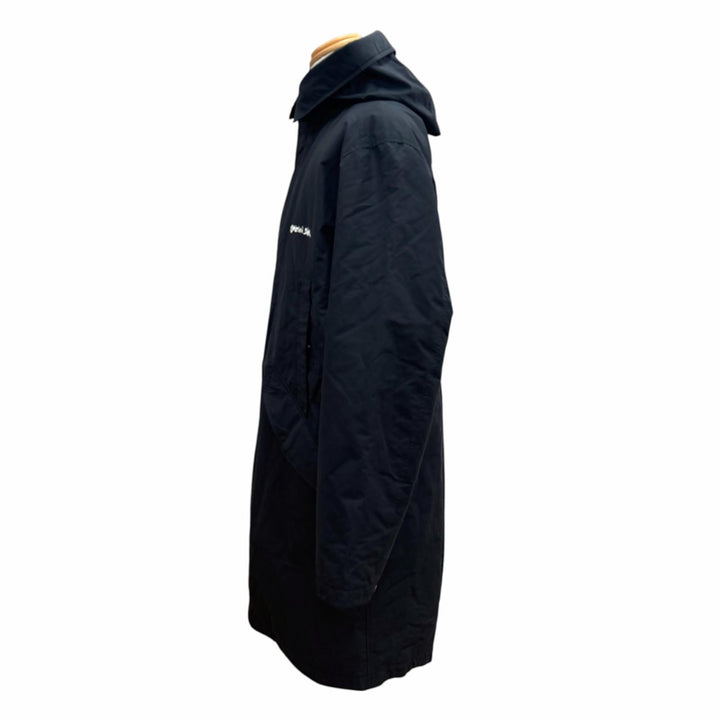 美品▼DIOR ディオール オム 24AW 413C303B6281 バックロゴ刺繍 フーデッド 中綿入り WZIPUP ロングジャケット コート IT 50 正規品 伊製