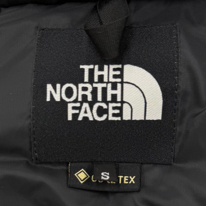 良品▼THE NORTH FACE ザ・ノースフェイス ND91807 Antarctica PARKA GORE-TEX ロゴ刺繍 ファー付 フーデッド ダウンジャケット S 正規品
