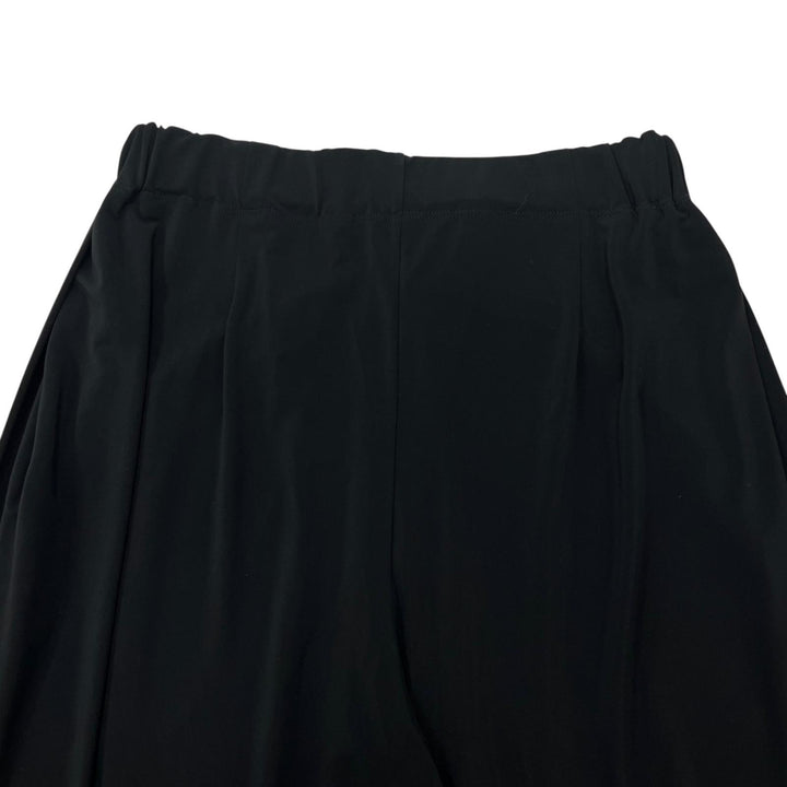 極美品▲ISSEY MIYAKE イッセイミヤケ IM51JF725 タックワイド パンツ ブラック 2 日本製 正規品 レディース