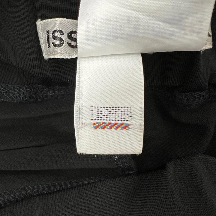 極美品▲ISSEY MIYAKE イッセイミヤケ IM51JF725 タックワイド パンツ ブラック 2 日本製 正規品 レディース
