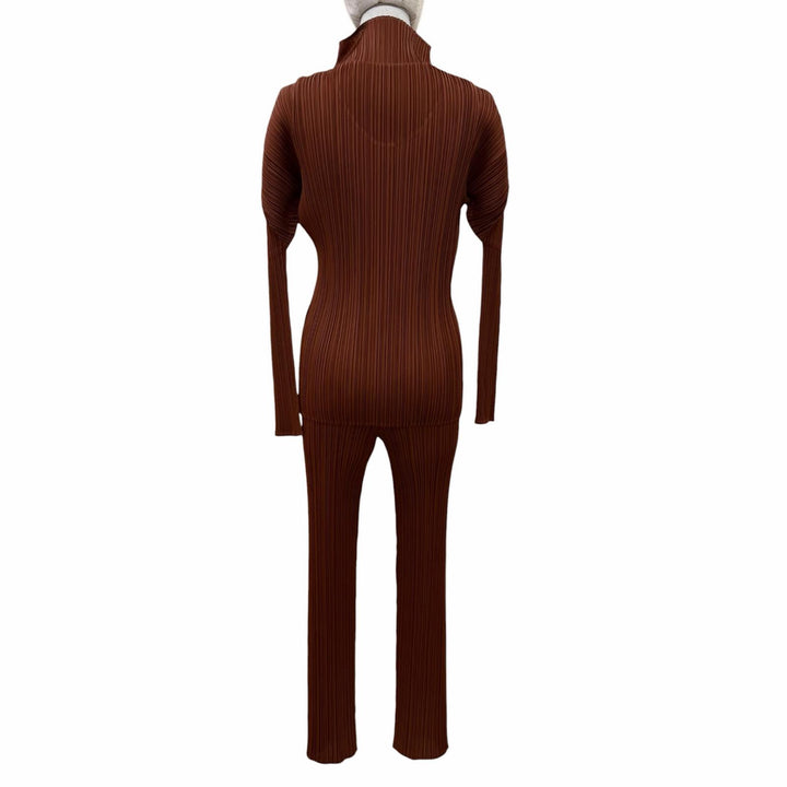 極美品☆PLEATS PLEASE プリーツプリーズ イッセイミヤケ PP93-JK030/PP93-JK034/PP93-JF036 セットアップ トップス：3 パンツ：2 正規品