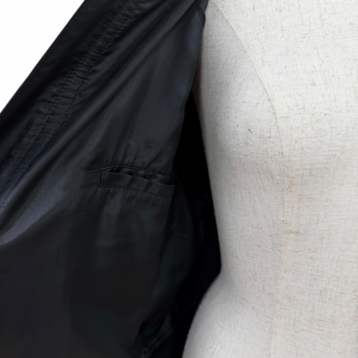 極美品☆Yohji Yamamoto ヨウジヤマモト FV-J21-100 ウール スパンコール ロゴ デザイン ボンバージャケット ブルゾン ブラック 3 正規品