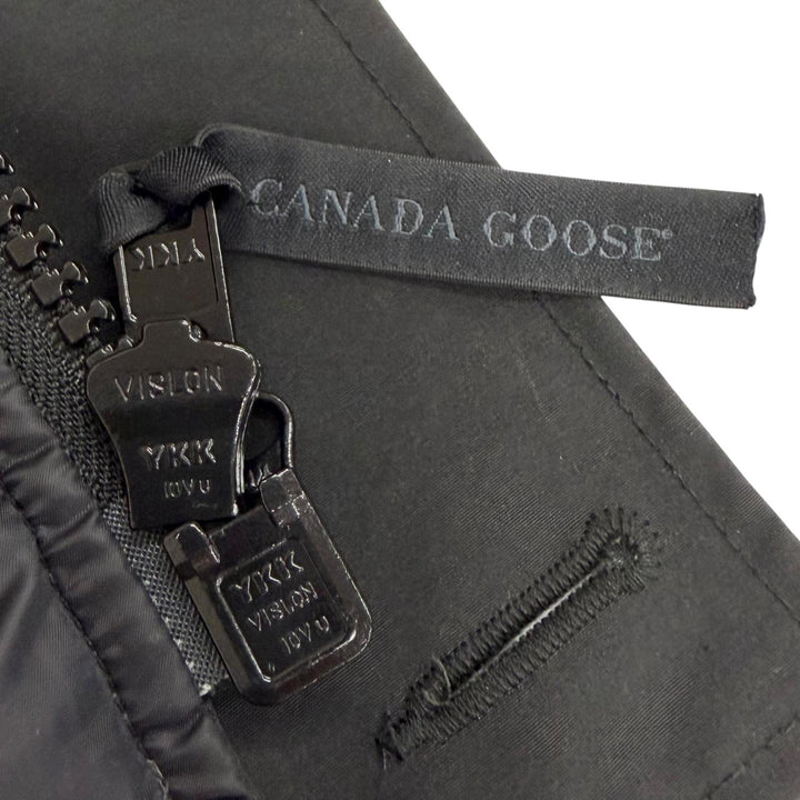 良品△CANADA GOOSE カナダグース 3426MB CHATEAU PARKA カナダグースジャパン ブラックレーベル ダウンジャケット 黒 S 正規品