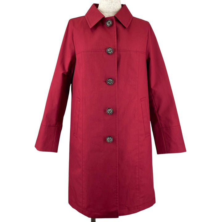 極美品▲MACKINTOSH PHILOSOPHY マッキントッシュフィロソフィー H5A01-610-15 コットン100% ライナー付 ステンカラーコート 36 正規品