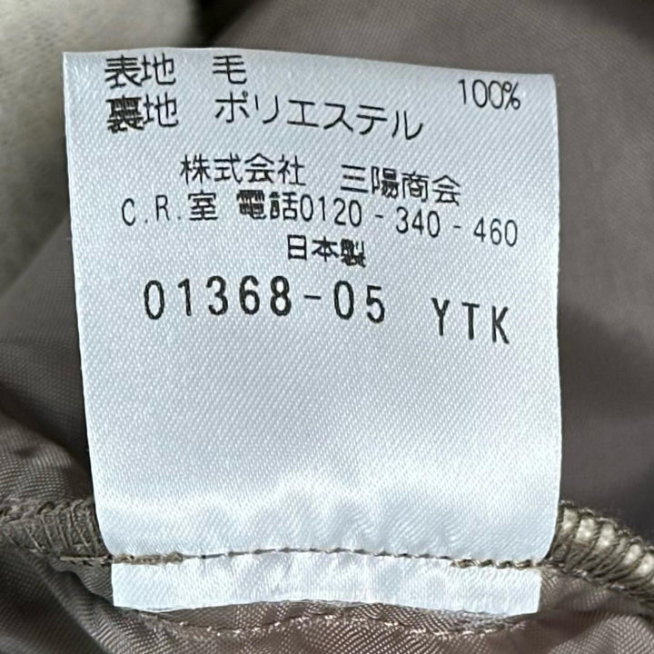 極美品▲MACKINTOSH PHILOSOPHY マッキントッシュフィロソフィー H5A01-610-15 コットン100% ライナー付 ステンカラーコート 36 正規品