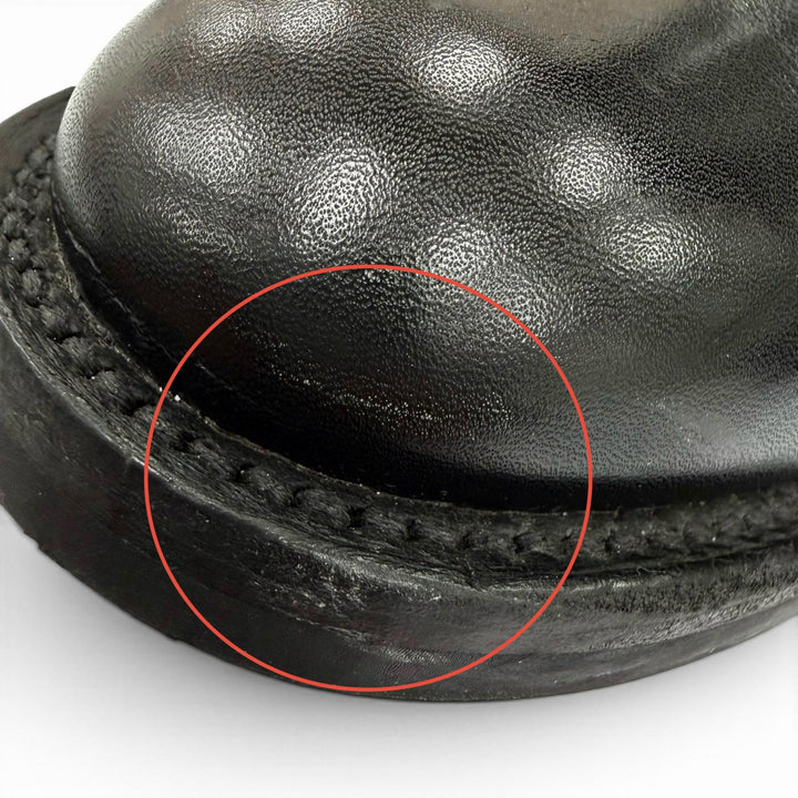 良品☆Trickers トリッカーズ L7220 レザー エンジニア モーターサイクルブーツ ショートブーツ ブラック 5-5(23.5-24㎝) レディース