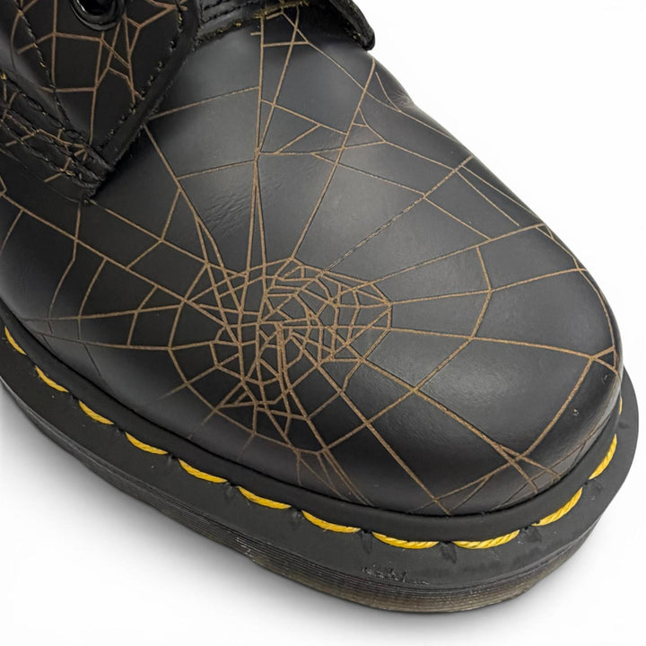 未使用品△Dr Martens Yohji Yamamoto ドクターマーチン ヨウジヤマモト 1460 YY WEB 8 HOLE BOOTS スパイダーウェブ ショートブーツ UK5