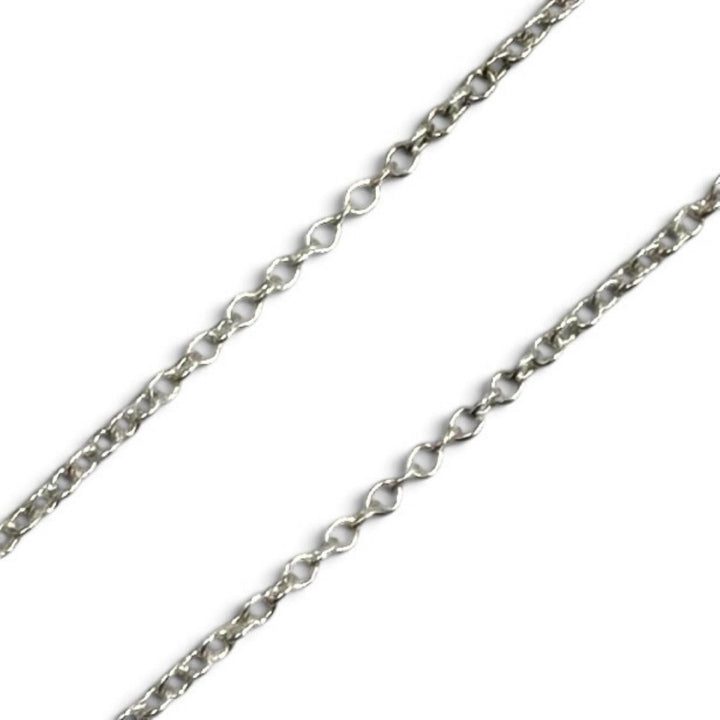 美品★TIFFANY&amp;Co. ティファニー 750(WG) クロス ネックレス ペンダント アクセサリー ホワイトゴールド 重量5.82g レディース