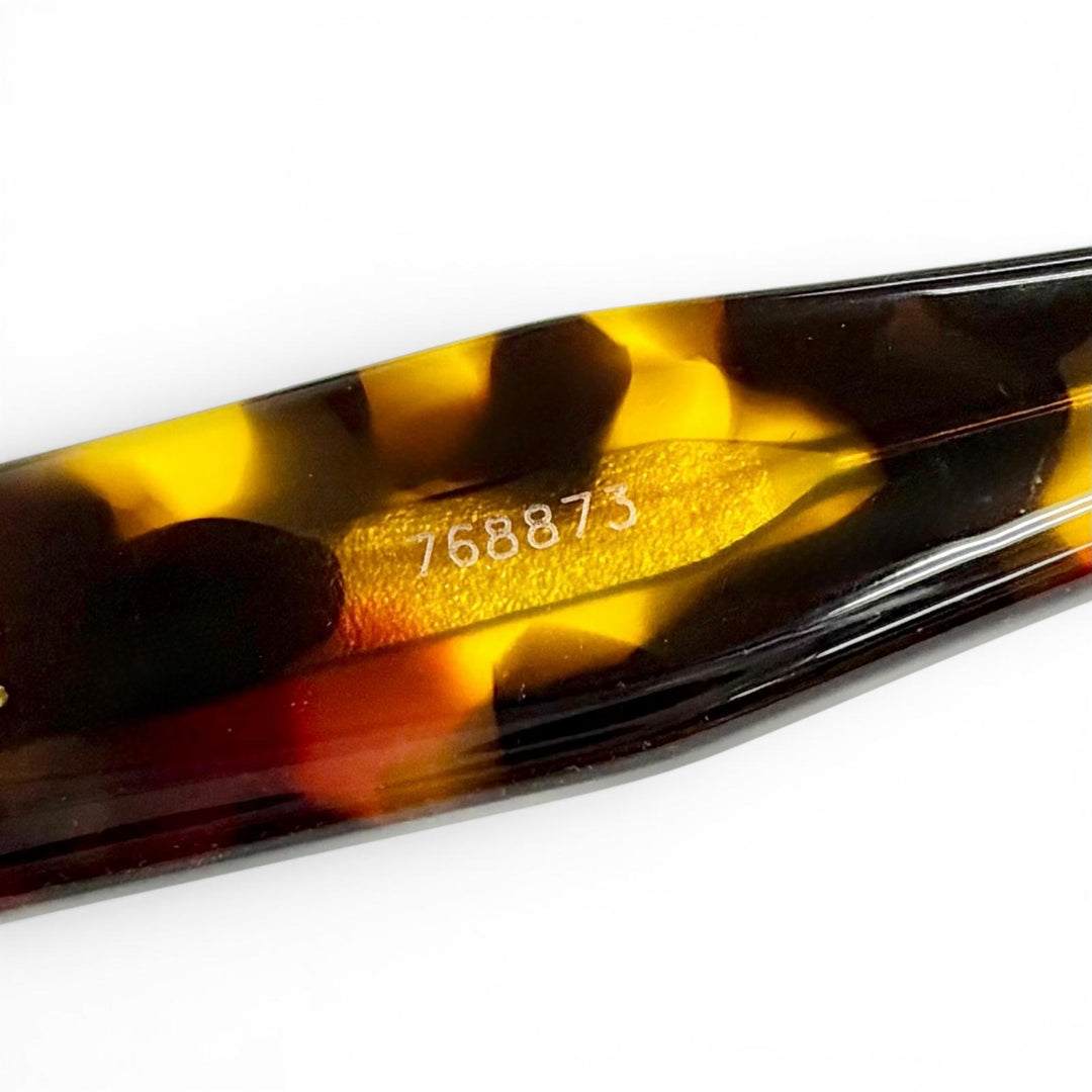極美品△MOSCOT モスコット LEMTOSH レムトッシュ ウェリントン ベッコウ柄 メガネ 眼鏡 アイウェア ハバナ ブラウン 46□24-145 度入り