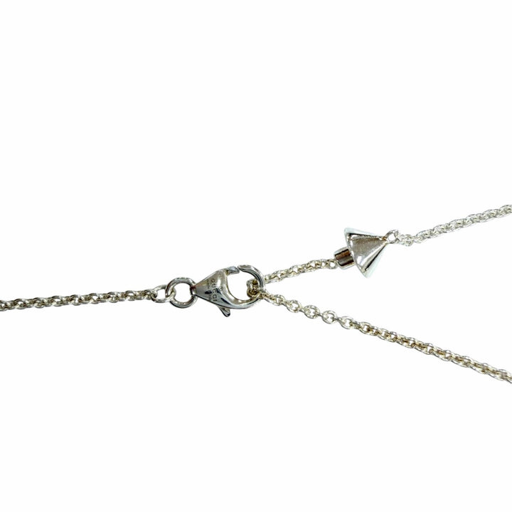 美品☆GUCCI グッチ ダブルG ネックレス AG925 マザーオブパール アクセサリー シルバー イタリア製 重量7.0g レディース 箱・保存袋付き
