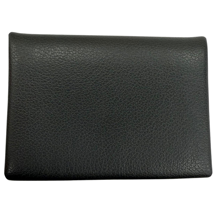 美品☆HERMES エルメス カルヴィ デュオ エバーカラー グリミスティ シルバー金具 セリエ金具 コインケース W刻印 フランス製 箱付き