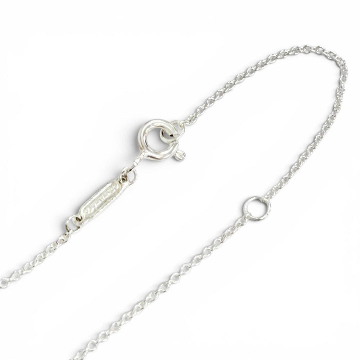 極美品△TIFFANY&amp;Co. ティファニー リターン トゥ ティファニー ミニ ダブル ハートタグ ペンダント ネックレス AG925 レッド 重量3.3g
