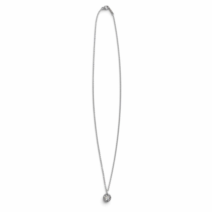 美品△TIFFANY&amp;Co. ティファニー 1837 サークル ネックレス 1Pダイヤモンド 750(WG) ホワイトゴールド イタリア製 重量4.21g レディース