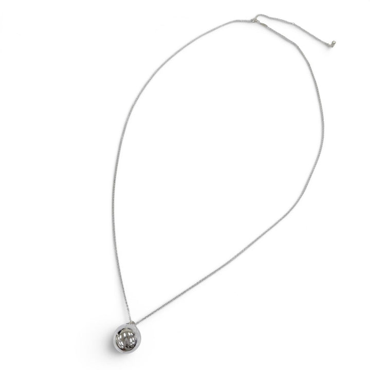 美品☆TIFFANY&amp;Co. ティファニー ハードウェア ボール ネックレス AG925 ペンダント アクセサリー シルバー 重量14.9g レディース