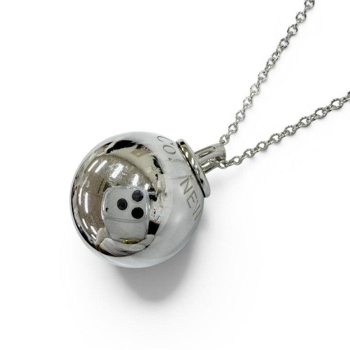 美品☆TIFFANY&amp;Co. ティファニー ハードウェア ボール ネックレス AG925 ペンダント アクセサリー シルバー 重量14.9g レディース