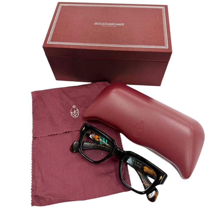 美品▼JACQUESMARIEMAGE ジャックマリーマージュ FELLINI 世界500本限定 372/500 マーブル メガネ 眼鏡 アイウェア 51□20 定価159500円