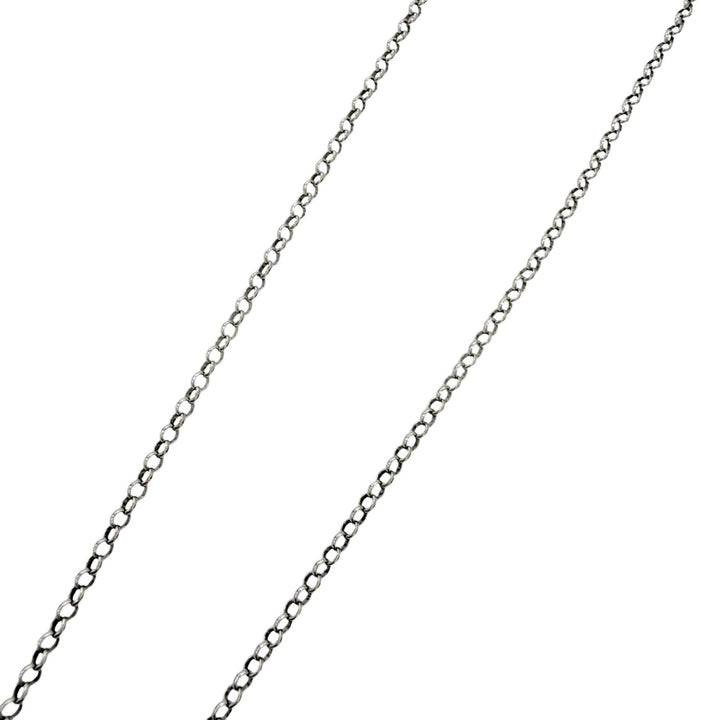 美品□GUCCI グッチ 455535 AG925 インターロッキングG アラベスク チェーンネックレス アクセサリー シルバー イタリア製 重量7.2g