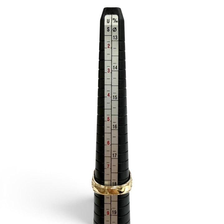 美品★BALFOUR バルフォア ヴィンテージ BOURNE HIGH SCHOOL 1963 K10 カラーストーン カレッジ リング JP17号相当 重量9.92g メンズ