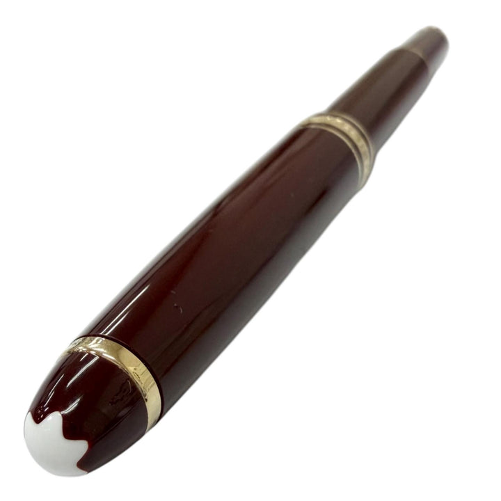 美品□MONTBLANC モンブラン マイスターシュテュック クラシック 4810 ペン先14K Mニブ 万年筆 バーガンディレッド ゴールド ドイツ製