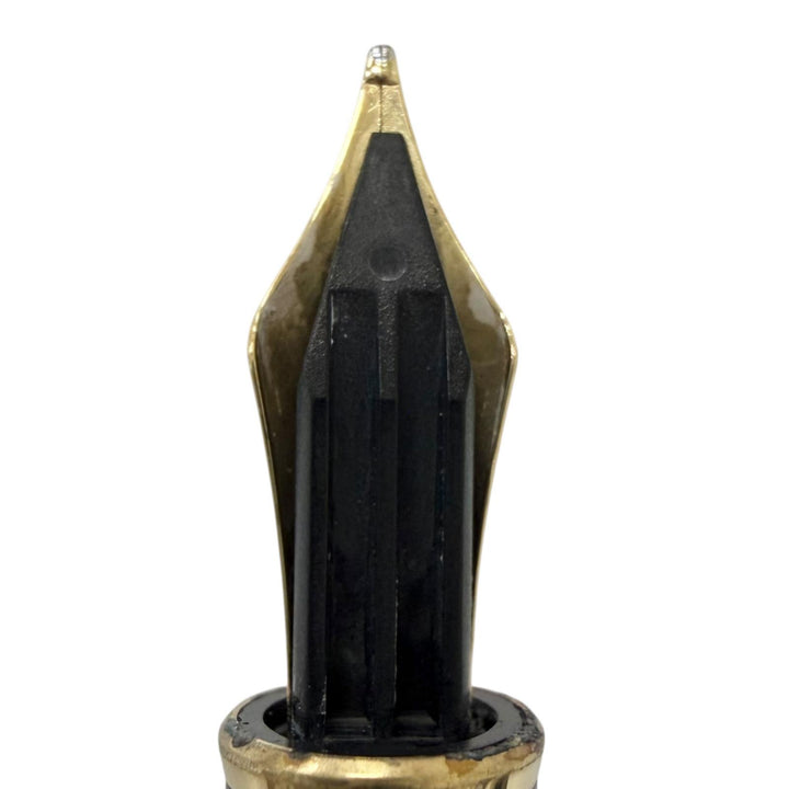 美品□MONTBLANC モンブラン マイスターシュテュック クラシック 4810 ペン先14K Mニブ 万年筆 バーガンディレッド ゴールド ドイツ製