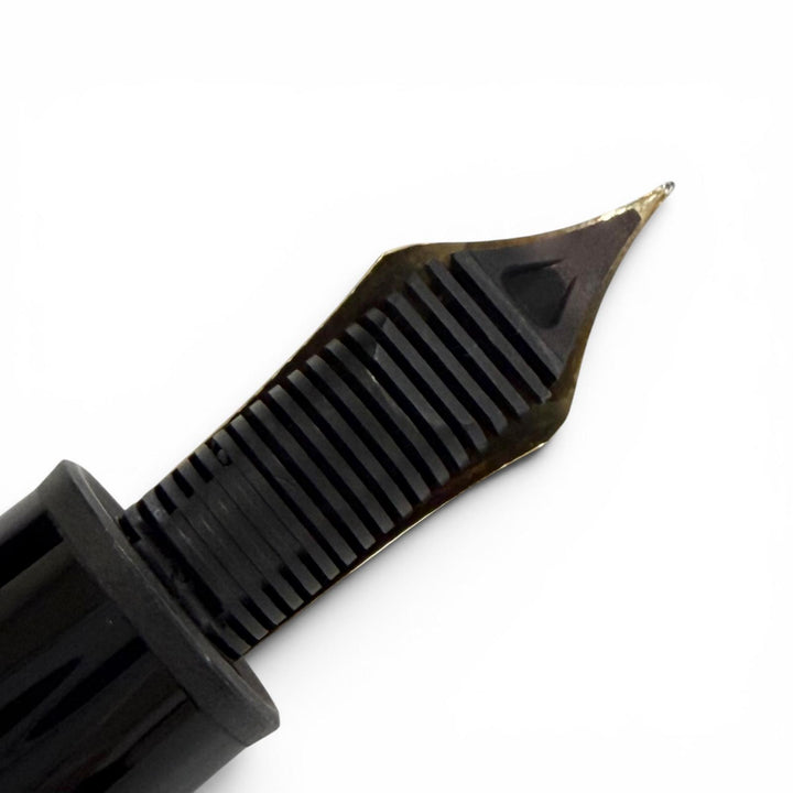 極美品△MONTBLANC モンブラン マイスターシュテュック 149 ペン先18K Fニブ ホワイトスター 万年筆 ブラック ゴールド ドイツ製 メンズ