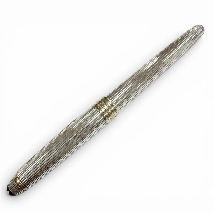 美品▼MONTBLANC モンブラン ヴィンテージ マイスターシュテュック ソリテール 1448 クラシック 925 18K EFニブ 万年筆 総重量28.10g