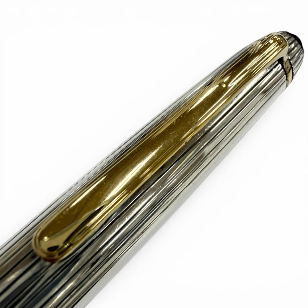 美品▼MONTBLANC モンブラン ヴィンテージ マイスターシュテュック ソリテール 1448 クラシック 925 18K EFニブ 万年筆 総重量28.10g