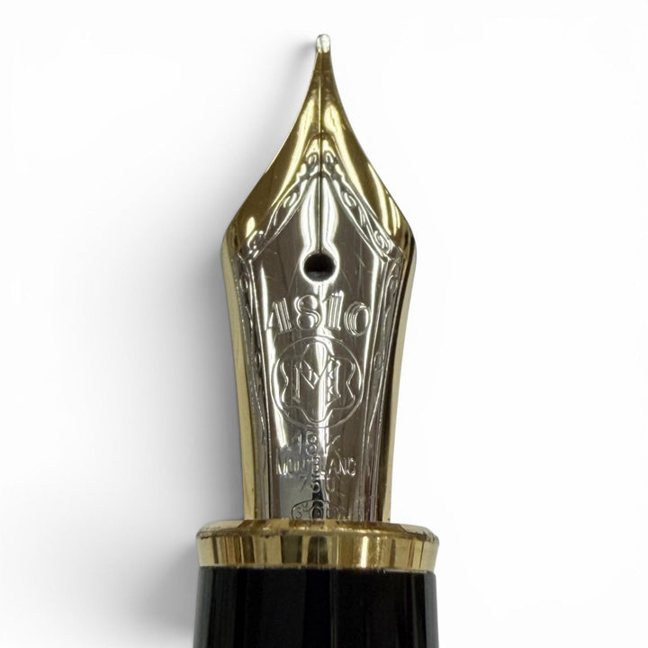 美品▼MONTBLANC モンブラン ヴィンテージ マイスターシュテュック ソリテール 1448 クラシック 925 18K EFニブ 万年筆 総重量28.10g