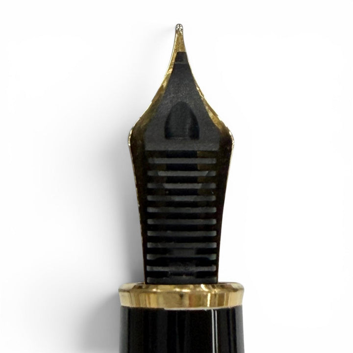 美品▼MONTBLANC モンブラン ヴィンテージ マイスターシュテュック ソリテール 1448 クラシック 925 18K EFニブ 万年筆 総重量28.10g