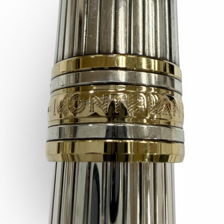 美品▼MONTBLANC モンブラン ヴィンテージ マイスターシュテュック ソリテール 1448 クラシック 925 18K EFニブ 万年筆 総重量28.10g