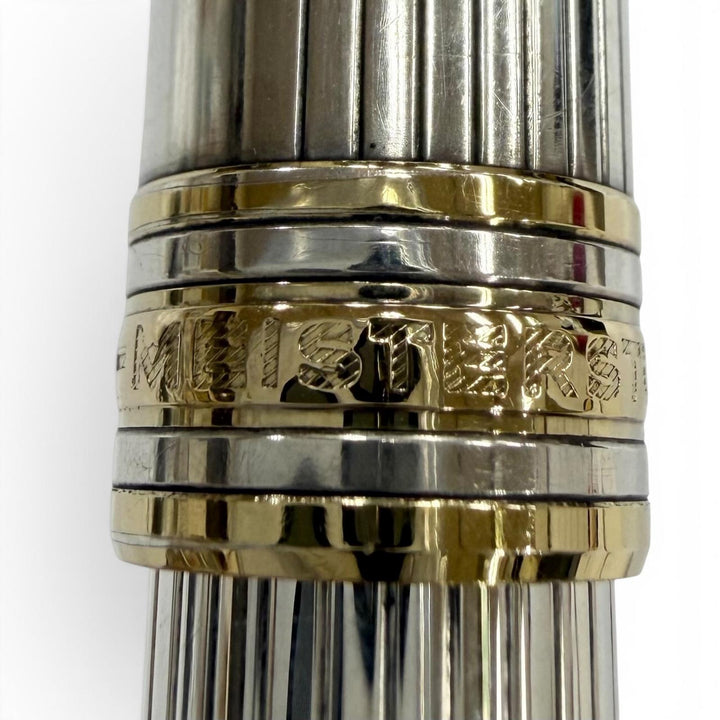 美品▼MONTBLANC モンブラン ヴィンテージ マイスターシュテュック ソリテール 1448 クラシック 925 18K EFニブ 万年筆 総重量28.10g