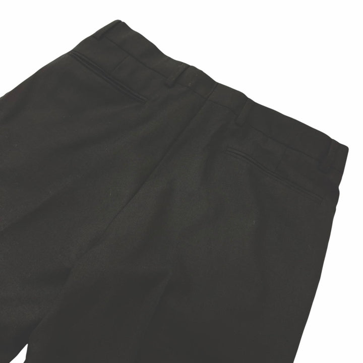未使用品□DIOR ディオール オム 013C120A4866 ウール100％ シングル トラウザーズ スラックス ブラック 44 イタリア製 正規品 メンズ