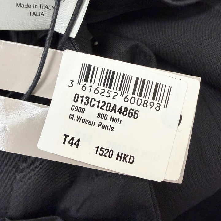 未使用品□DIOR ディオール オム 013C120A4866 ウール100％ シングル トラウザーズ スラックス ブラック 44 イタリア製 正規品 メンズ