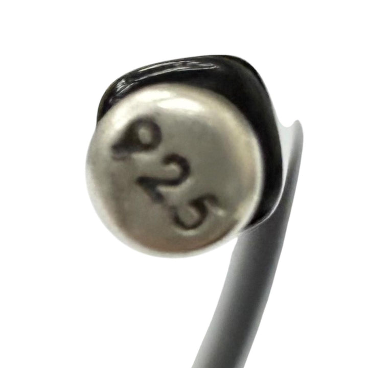 美品□EYEVAN アイヴァン no.1 IV SV925 サーモントブロー メガネ 眼鏡 アイウェア ブラック シルバー 47□22-147 度入り 日本製 重量24g